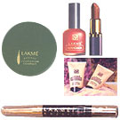 Compact, Nail Polish, Lipstick, Foundation and Kajal From Lakme
