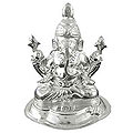 Silver Ganesh Idol