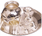 Full Silver Puja Set
