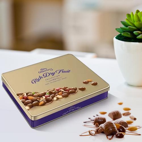 Online gift of Cadbury Celebrations Rich Dry Fruits Tin