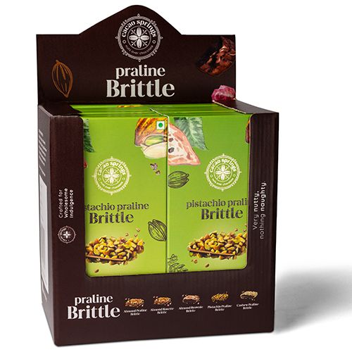 Crunchy Pistachio Praline Brittle Treats