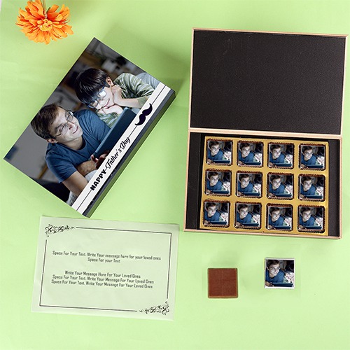 Mouth Watering Personalized Chocolate Box for Dad