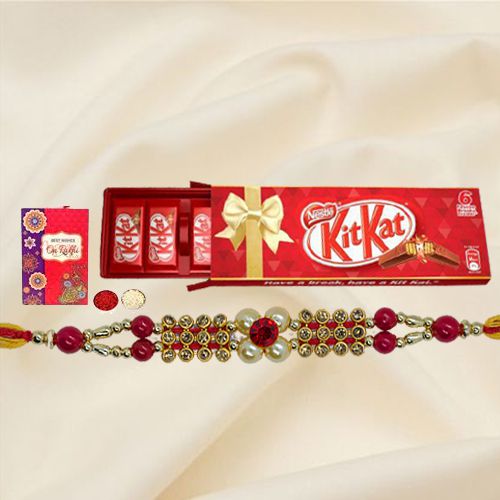 Kitkat Family Pack Chocolate Box with Rakhi