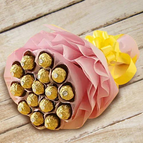 Wonderful Bouquet of Ferrero Rocher Chocolates