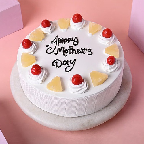 Dazzling Happy Mothers Day Pineapple Cake