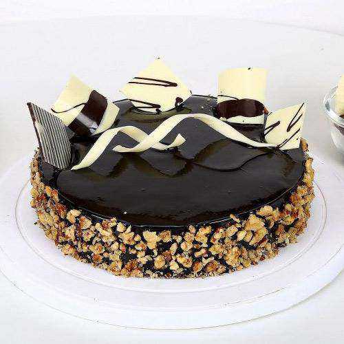 Amazing Choco Walnut Delight Cake