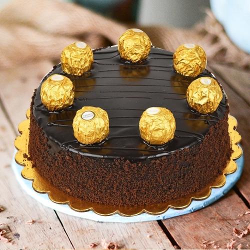 Appealing Ferrero Rocher Cake