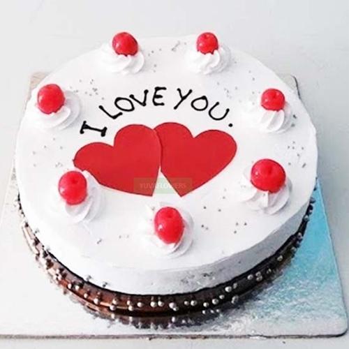 Delicate Propose Day Gift of Tasty Black Forest Cake