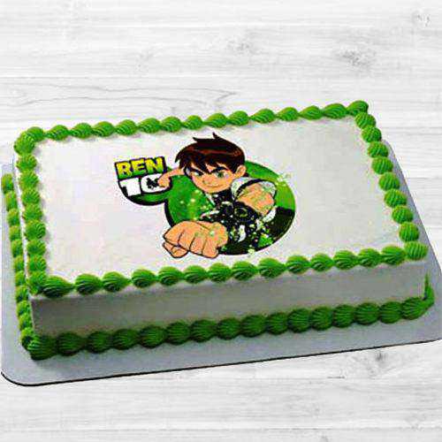 Appetizing Ben 10 Cake for Kids