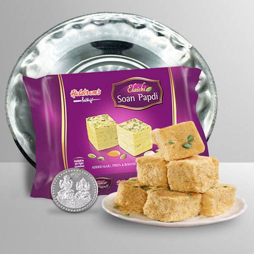 Haldirams Soan Papri N Thali  Free Coin