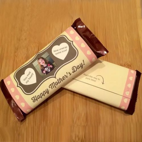 Personalized Cadbury Temptation Almond Bar with Mothers Day Message