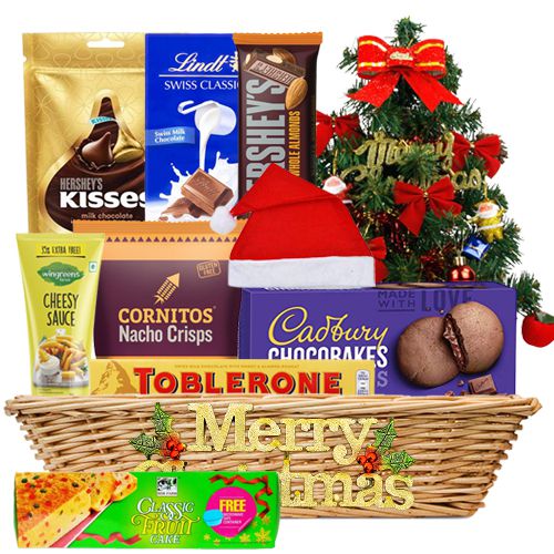 Endearing Edibles Christmas Basket