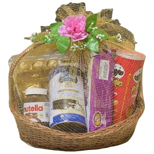 Marvelous Birthday Gift Basket of Snacks N Savory