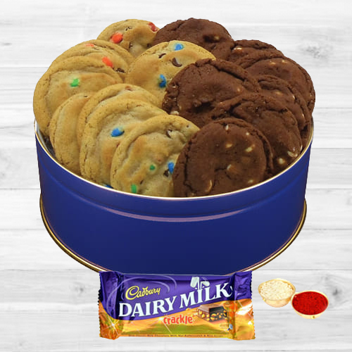 Delectable Cookies N Dairy Milk Crackle
