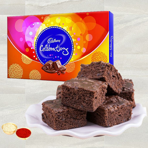 Marvelous Cadbury celebrations N Brownie Combo