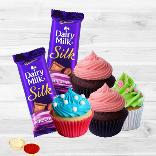 Yummy Cadbury Silk Chocos N Cup Cakes