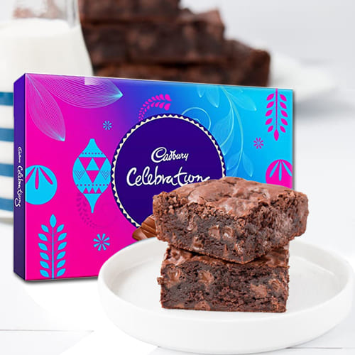 Scrumptious Brownies with Cadbury Chocolates