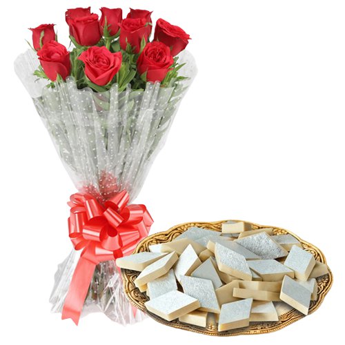 Roses N Kaju Katli Galore