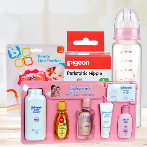 Lovely Baby Care Gift Set from Johnson