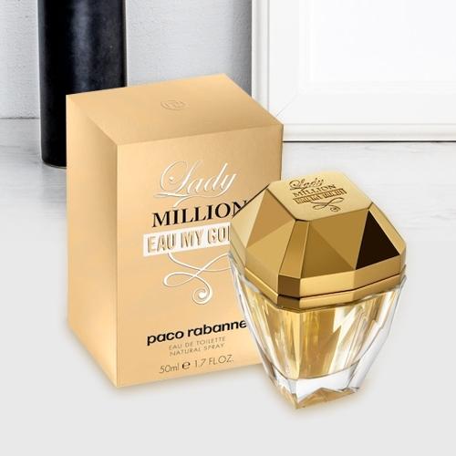 Amazing Gift of Paco Rabanne Lady Million Eau My Gold Eau de Toilette