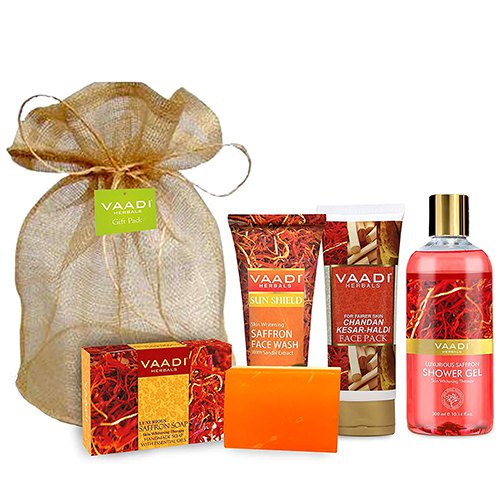 Luxurious Saffron Skin Whitening Set from Vaadi Herbals