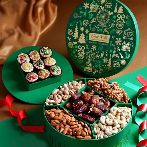 Marvelous Combo of Premium Dry Fruits & Assorted Tarts