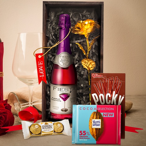 Amazing Rosy Choco Gift Box