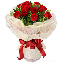 Lovely Bouquet of Red Roses