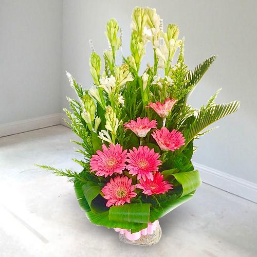 Blooming Bouquet of Fresh Flowers for Sweet 16 Celebration