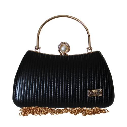 Amazing Striped Embossed Party Purse for Ladies