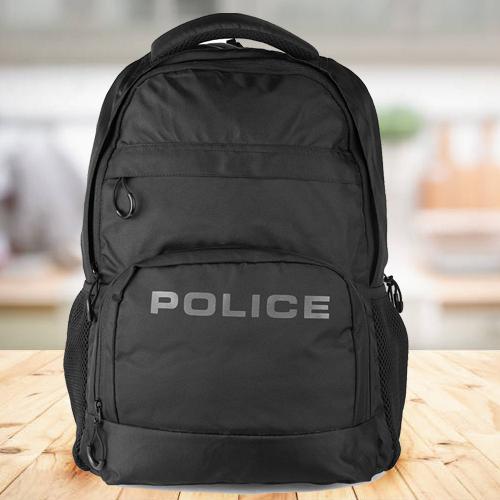 Stylish Mens Black Bag-Pack from Police