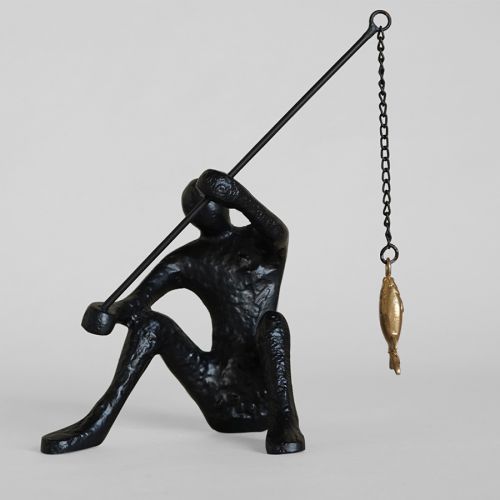Black Fisherman Home Decor