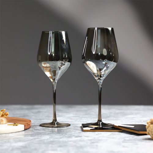 White Handcrafted Wine Glass Set