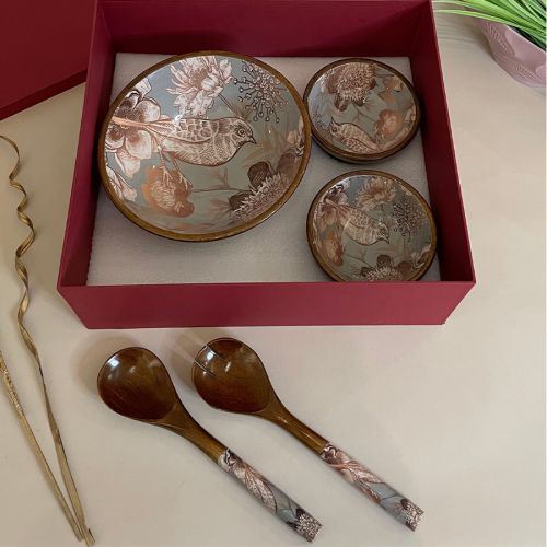 Blissful Green Paradise Salad Bowl Gift