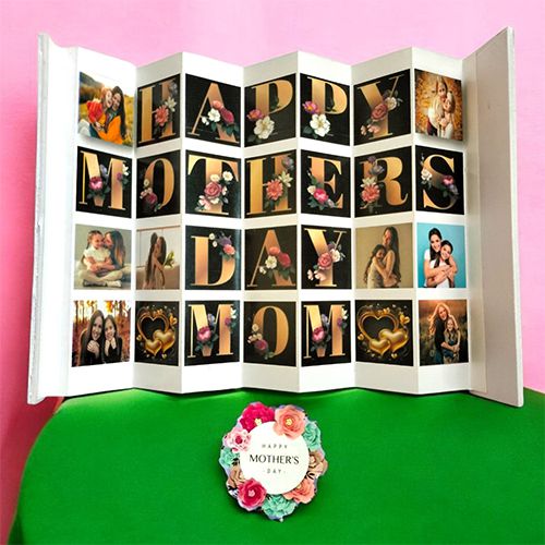 Elegant Custom Accordion Fold Photo Gift
