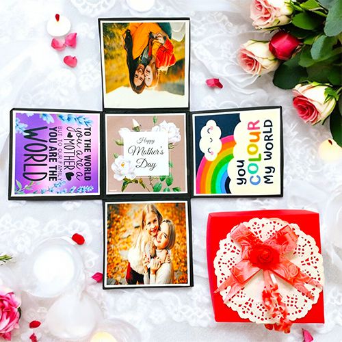 Beautiful Mothers Day Custom Explosion Box