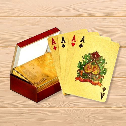 Amazing Authentic and Certified Gold Plated Playing Cards