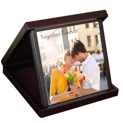 Magnificent Personalized Photo Tile in a Case