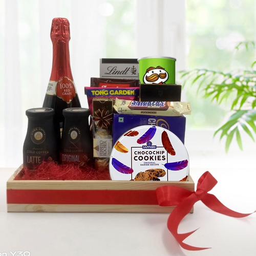 Captivating Birthday Gift Basket of Assortments