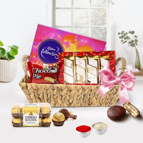 Lovely Assorted Chocolates Gift Basket