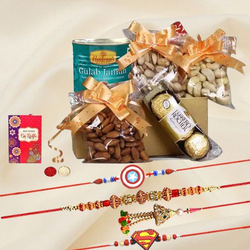 Endless Chocolaty Magic with Family Rakhi