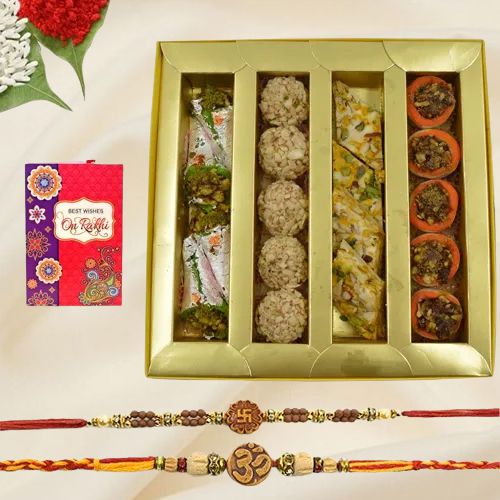 Auspicious Rakhi n Flavoursome Sweets