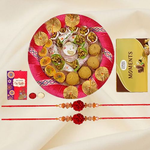 Rudraksha Rakhi n Happiness of Sweets