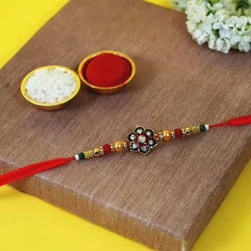 Stone Studded Rakhi