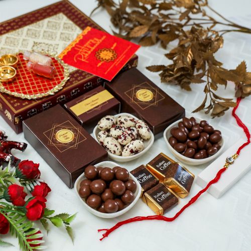Chocolaty Rakhi Celebration Gift