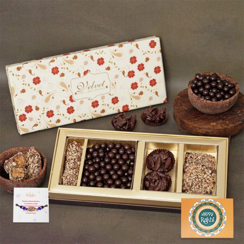 Evil Eye Rakhi  N  Gourmet Treat Hamper