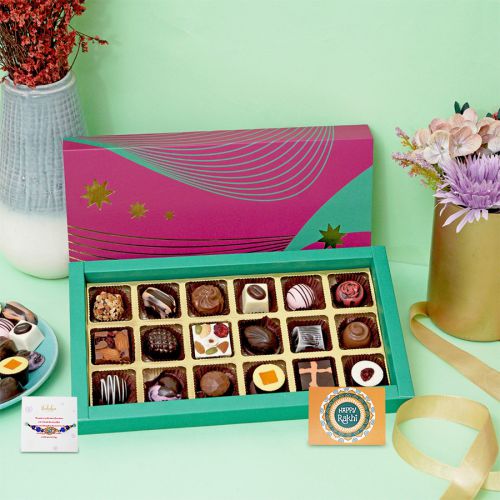 Chocolates and Rakhi Charm