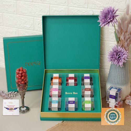 Flavorful Dragee Rakhi Bundle