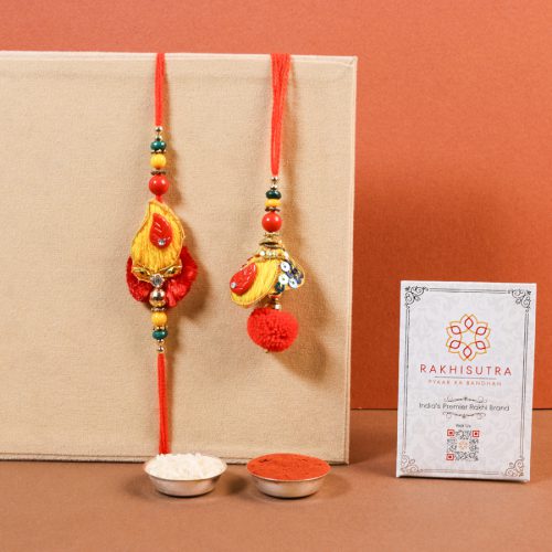Premium Bhaiya Bhabi Rakhi Gift