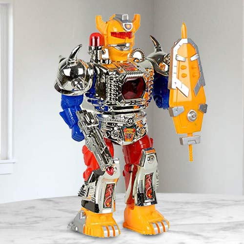 Walking shop robot toy